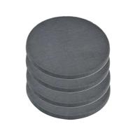 Onderzetters voor glazen - 4x stuks - rond - Leisteen - 10 x 0.8 cm