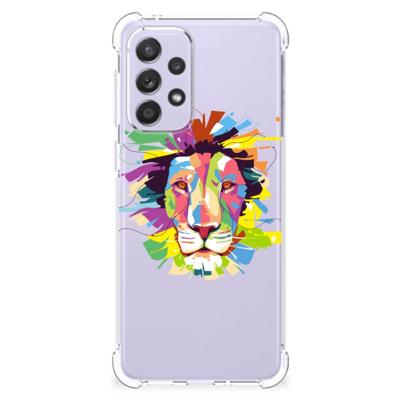 Samsung Galaxy A33 Stevig | Bumper Hoesje | Lion Color Samsung Galaxy A33 Stevig | Bumper Hoesje | Lion Color
