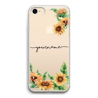 Zonnebloemen: iPhone 7 Transparant Hoesje