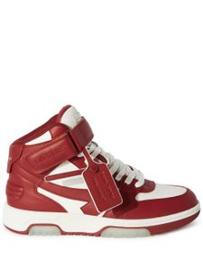 Off-White baskets mi-montantes Out of Office - Rouge