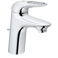 GROHE Eurostyle New waterbesparendes wastefelkraan M size met waste chroom 23564003 - thumbnail