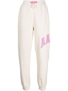 AAPE BY *A BATHING APE® pantalon de jogging à patch logo - Blanc