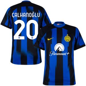 Inter Milan Shirt Thuis 2023-2024 + Çalhanoğlu 20