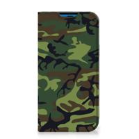 iPhone 14 Pro | Hoesje met Magneet | Army Dark