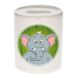 Olifant kado spaarpot voor kinderen 9 cm