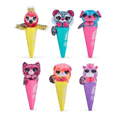 ZURU Coco surprise ijshoorn met knuffel neon
