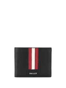 Bally portefeuille pliant à détails rayés - Noir