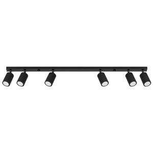 Plafondlamp KARBON 6L zwart