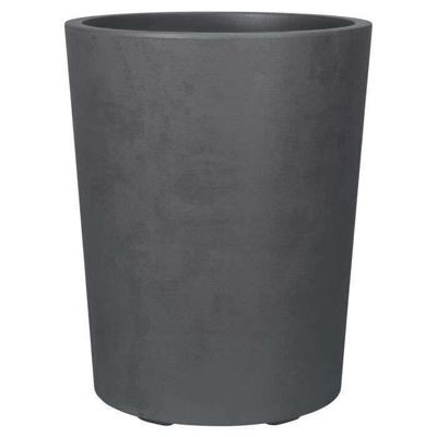 Bloempot Vaas - DEROMA - Millennium R - Antraciet - Met waterreservoir - Hoogte - 53 cm
