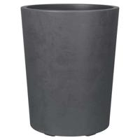 Bloempot Vaas - DEROMA - Millennium R - Antraciet - Met waterreservoir - Hoogte - 53 cm