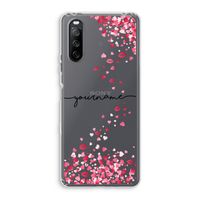 Hartjes en kusjes: Sony Xperia 10 III Transparant Hoesje
