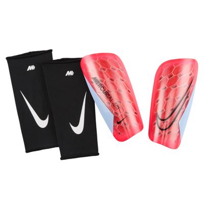 Nike Mercurial Lite Scheenbeschermers Rood Zwart Lichtblauw