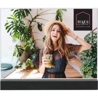 Haes Deco Acryl Fotolijst Falun voor foto 13x18 met houten standaard zwart - AQ757BHS
