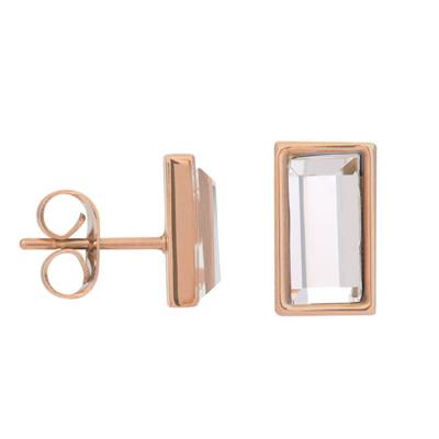 iXXXi Oorbellen Expression Rectangle Rosé