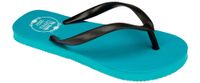 Waimea Teenslippers junior print blauw aqua zwart maat 33