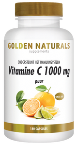 Golden Naturals Vitamine C 1000mg Puur Capsules