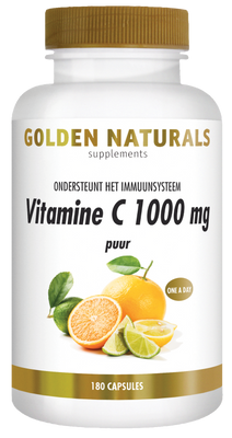 Golden Naturals Vitamine C 1000mg Puur Capsules