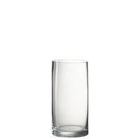 J-Line vaas Cylinder - glas - transparant - small - 20.5 cm hoog