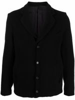 Undercover blazer en maille à simple boutonnage - Noir