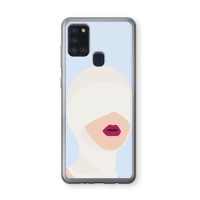 Incognito: Samsung Galaxy A21s Transparant Hoesje