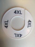 Maatring wit/zwart 4XL