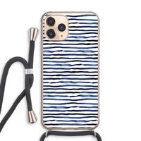 Verrassende lijnen: iPhone 11 Pro Max Transparant Hoesje met koord
