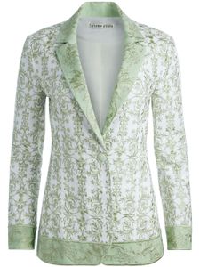 alice + olivia blazer Macey à fleurs brodées - Vert