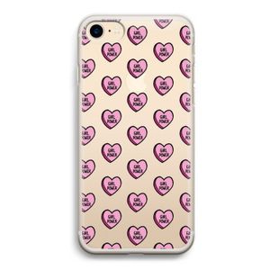 GIRL POWER: iPhone 7 Transparant Hoesje
