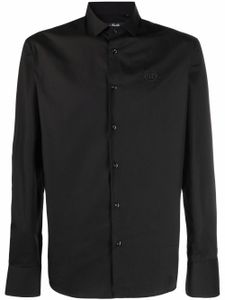 Philipp Plein chemise à logo brodé - Noir