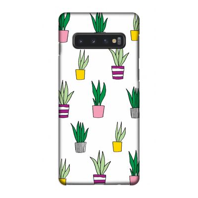 Sanseveria: Samsung Galaxy S10 4G Volledig Geprint Hoesje