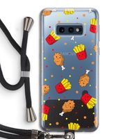 Chicken 'n Fries: Samsung Galaxy S10e Transparant Hoesje met koord