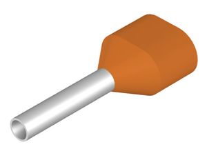 Weidmüller 9004440000 Dubbele adereindhulzen 0.5 mm² Deels geïsoleerd Oranje 500 stuk(s)