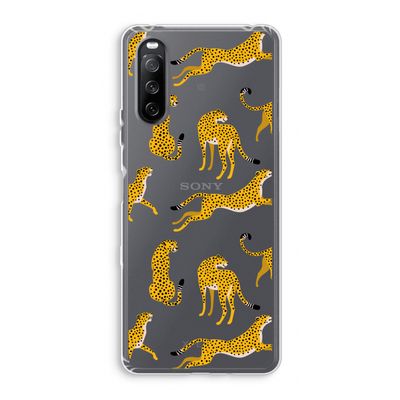 Luipaard: Sony Xperia 10 III Transparant Hoesje