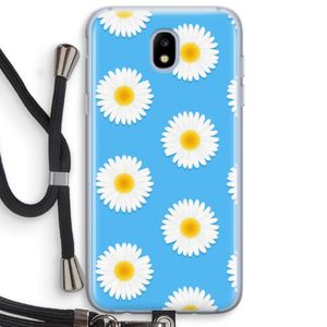 Margrietjes: Samsung Galaxy J5 (2017) Transparant Hoesje met koord