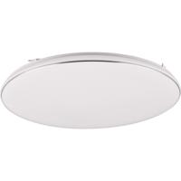 LED Plafondlamp - Trion Lana - 46W - Natuurlijk Wit 4000K - Dimbaar - Rond - Mat Wit - Kunststof