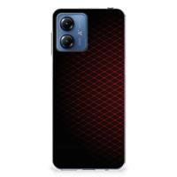 Motorola Moto G14 | TPU bumper | Geruit Rood