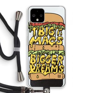 Big Macs Bigger Dreams: Pixel 4 Transparant Hoesje met koord
