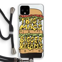 Big Macs Bigger Dreams: Pixel 4 Transparant Hoesje met koord