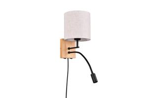 Trio Landelijke wandlamp Nilam ronde kap 212879236