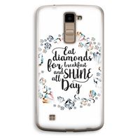 Diamonds: LG K10 (2016) Transparant Hoesje