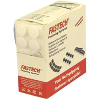 FASTECH® B20-COIN000005 Klittenband punten Om vast te plakken Hotmelt Haak- en lusdeel (Ø) 20 mm Wit 460 onderdelen - thumbnail