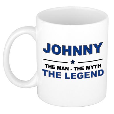 Johnny cadeau mok - man myth legend - naam koffiemok - 300 ml - collega - vaderdag Johnny cadeau mok - man myth legend - naam koffiemok - 300 ml - collega - vaderdag