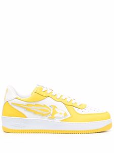 Enterprise Japan baskets Rocket en cuir - Jaune