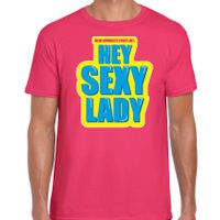 Hey sexy lady foute party shirt roze heren 2XL  -