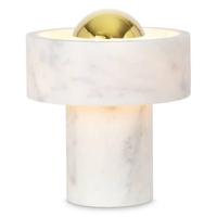 Tom Dixon Stone tafellamp LED oplaadbaar marmer|goud - thumbnail