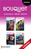 Bouquet e-bundel nummers 4641 - 4644 - Dani Collins, Caitlin Crews, Natalie Anderson, Louise Fuller - ebook