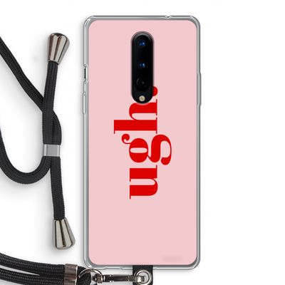 Ugh: OnePlus 8 Transparant Hoesje met koord