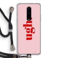 Ugh: OnePlus 8 Transparant Hoesje met koord