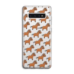 Pony: Samsung Galaxy S10 4G Transparant Hoesje