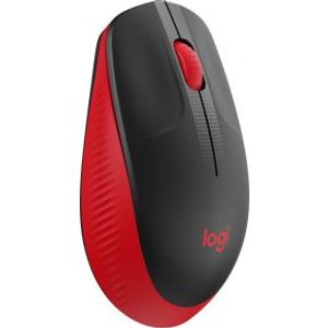 Logitech M190 Zwart/Rood Draadloze Muis